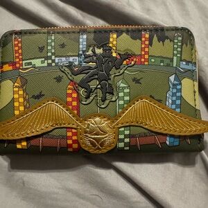 Golden snitch Quidditch loungefly wallet